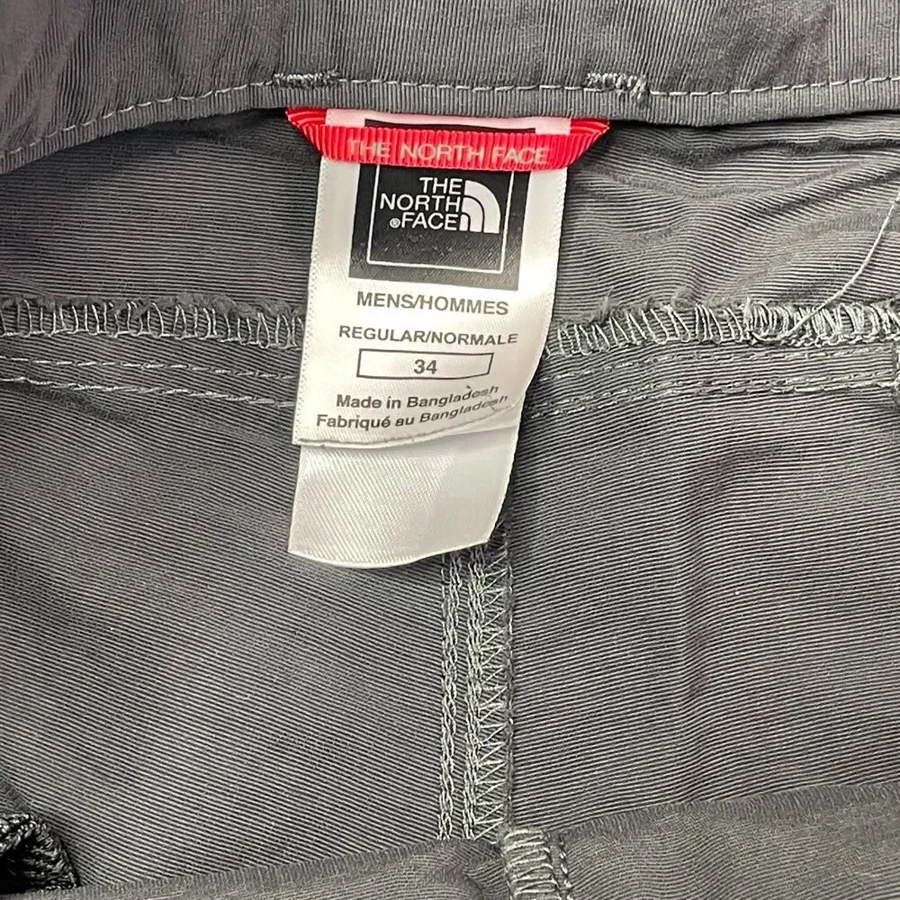 The North Face Nylon‎ Hiking Travel Pants Mens Sz 34 Gray Outdoor Gorpcore